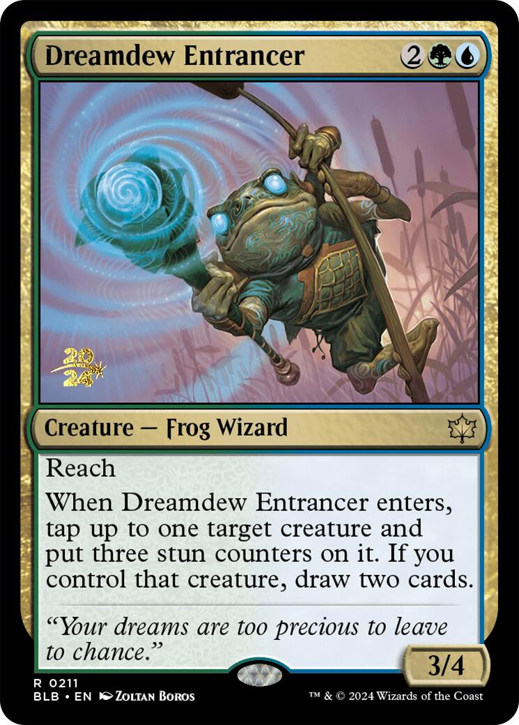Dreamdew Entrancer [Bloomburrow Prerelease Promos] - Destination Retro