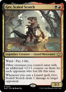Gev, Scaled Scorch [Bloomburrow Prerelease Promos] - Destination Retro