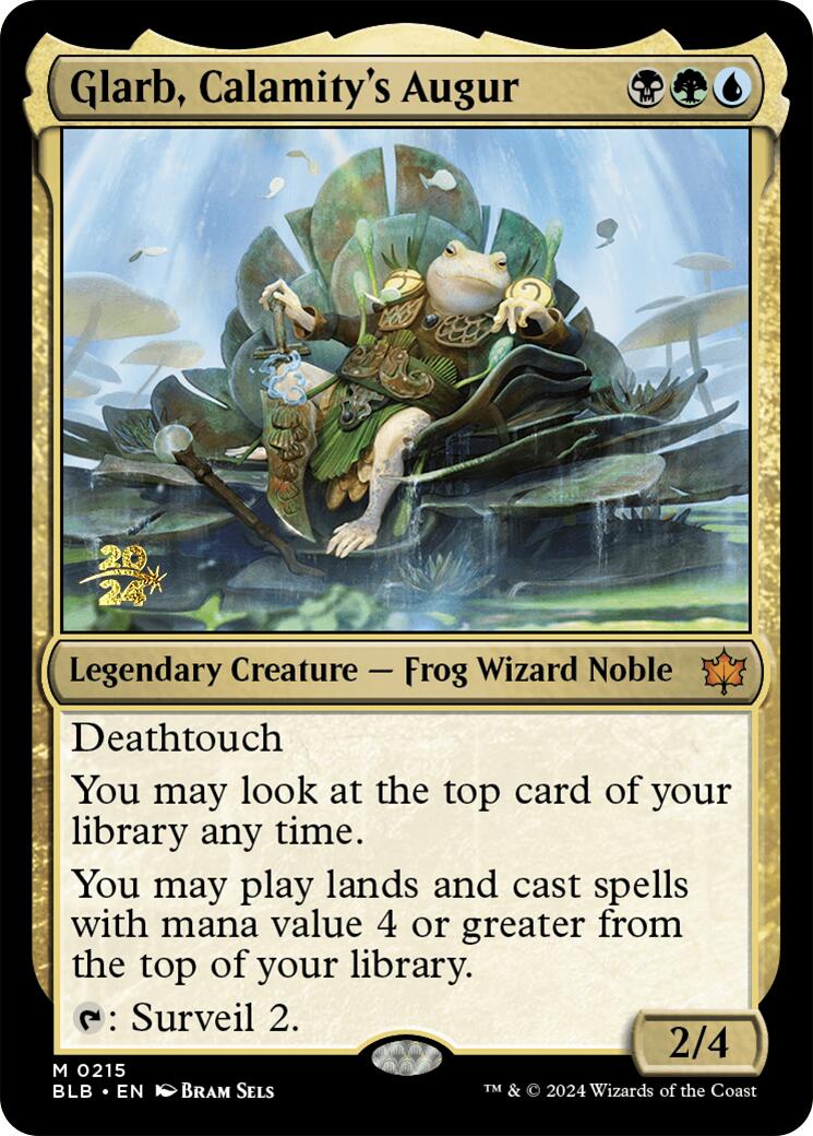 Glarb, Calamity's Augur [Bloomburrow Prerelease Promos] - Destination Retro