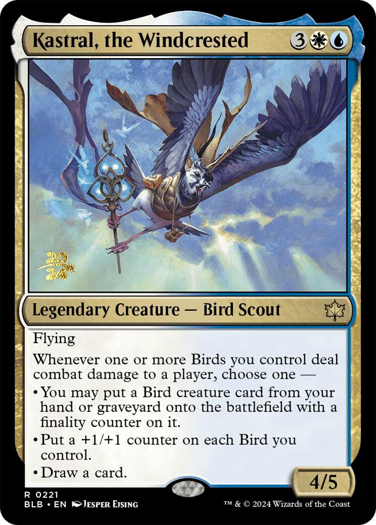 Kastral, the Windcrested [Bloomburrow Prerelease Promos] - Destination Retro