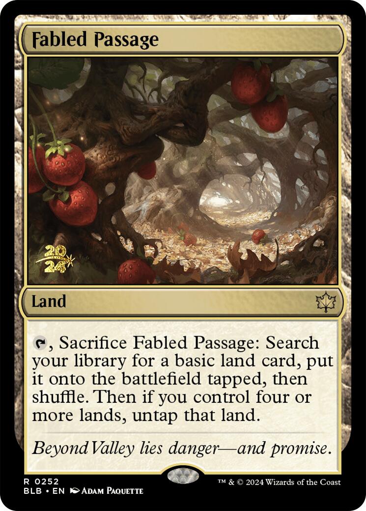 Fabled Passage [Bloomburrow Prerelease Promos] - Destination Retro