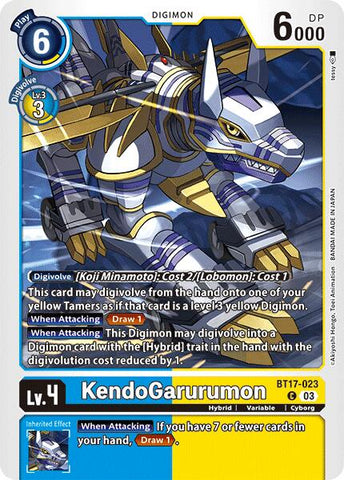 KendoGarurumon [BT17-023] [Secret Crisis] - Destination Retro