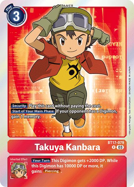 Takuya Kanbara [BT17-079] [Secret Crisis] - Destination Retro