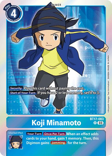 Koji Minamoto [BT17-083] [Secret Crisis] - Destination Retro