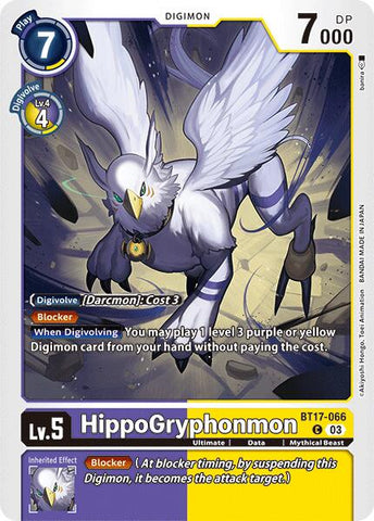 HippoGryphonmon [BT17-066] [Secret Crisis] - Destination Retro