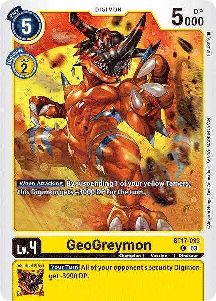GeoGreymon [BT17-033] [Secret Crisis] - Destination Retro