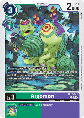 Argomon [BT17-042] - BT17-042 [Secret Crisis] - Destination Retro