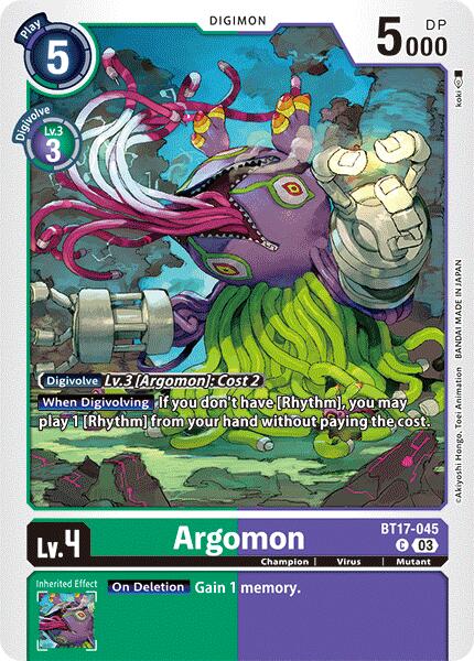 Argomon [BT17-045] - BT17-045 [Secret Crisis] - Destination Retro