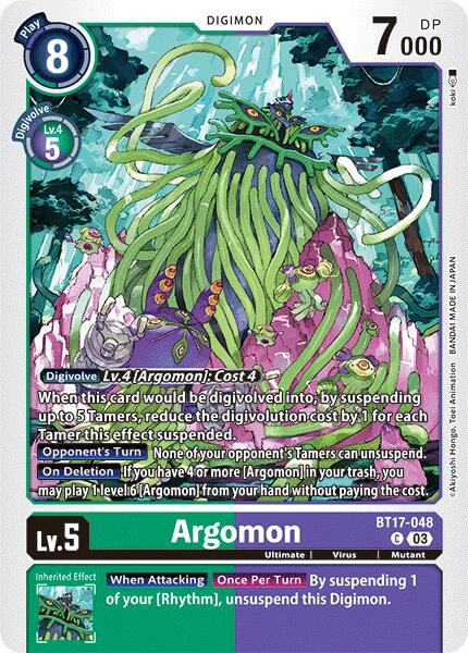 Argomon [BT17-048] - BT17-048 [Secret Crisis] - Destination Retro