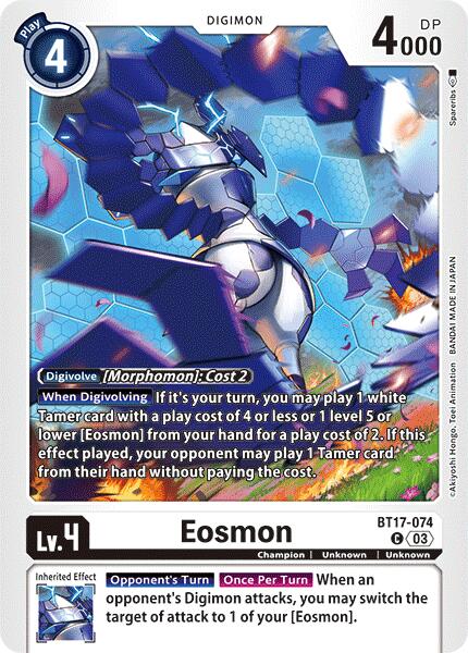 Eosmon [BT17-074] - BT17-074 [Secret Crisis] - Destination Retro