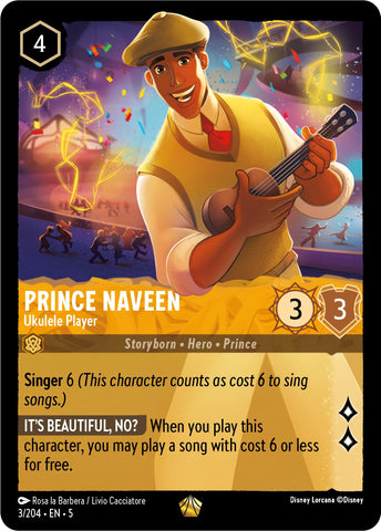 Prince Naveen - Ukulele Player (3/204) [Shimmering Skies] - Destination Retro
