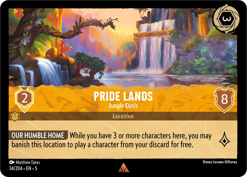Pride Lands - Jungle Oasis (34/204) [Shimmering Skies] - Destination Retro