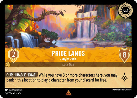 Pride Lands - Jungle Oasis (34/204) [Shimmering Skies] - Destination Retro