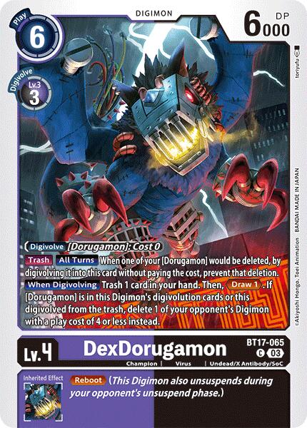 DexDorugamon [BT17-065] [Secret Crisis] - Destination Retro