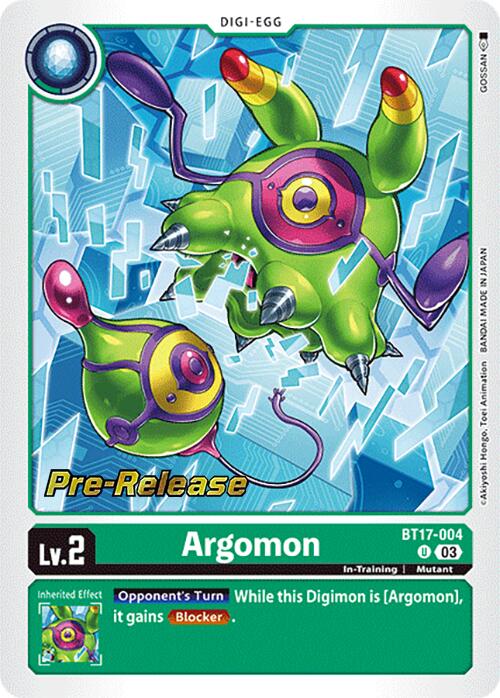 Argomon [BT17-004] [Secret Crisis Pre-Release Cards] - Destination Retro