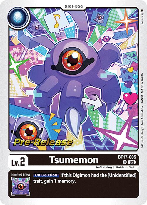 Tsumemon [BT17-005] [Secret Crisis Pre-Release Cards] - Destination Retro
