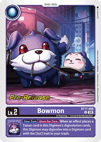 Bowmon [BT17-006] [Secret Crisis Pre-Release Cards] - Destination Retro