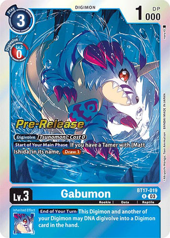 Gabumon [BT17-019] [Secret Crisis Pre-Release Cards] - Destination Retro