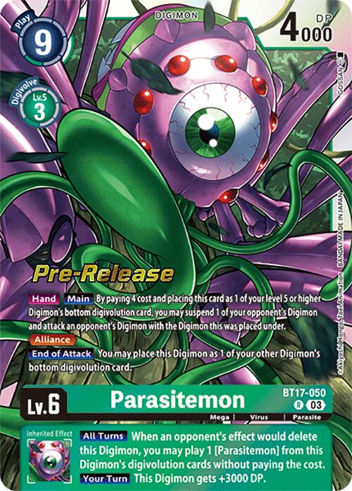 Parasitemon [BT17-050] [Secret Crisis Pre-Release Cards] - Destination Retro