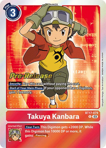 Takuya Kanbara [BT17-079] [Secret Crisis Pre-Release Cards] - Destination Retro