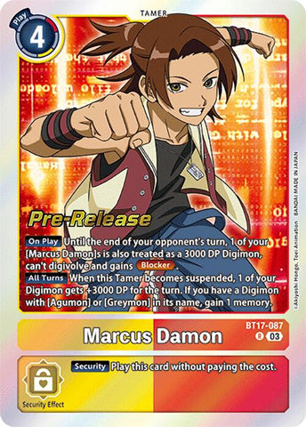 Marcus Damon [BT17-087] [Secret Crisis Pre-Release Cards] - Destination Retro