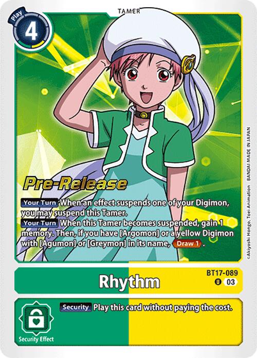 Rhythm [BT17-089] [Secret Crisis Pre-Release Cards] - Destination Retro