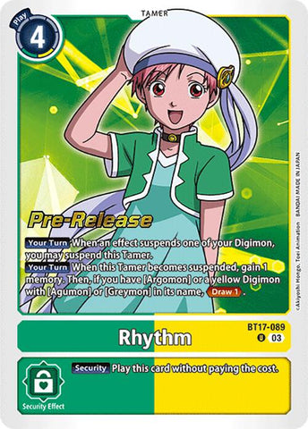 Rhythm [BT17-089] [Secret Crisis Pre-Release Cards] - Destination Retro