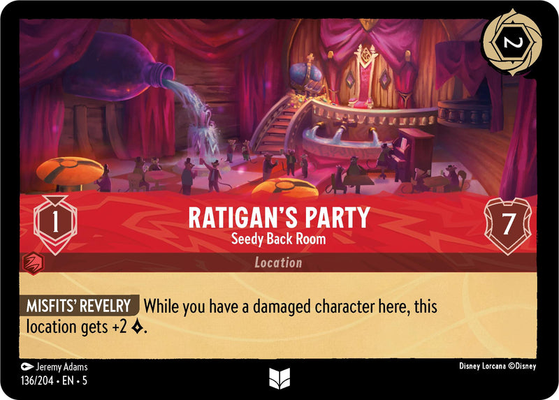 Ratigan's Party - Seedy Back Room (136/204) [Shimmering Skies] - Destination Retro