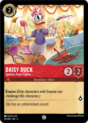 Daisy Duck - Spotless Food-Fighter (111/204) [Shimmering Skies] - Destination Retro