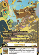 Greymon [BT17-102] (Right) (Textured) [Secret Crisis] - Destination Retro