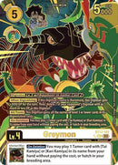 Greymon [BT17-102] (Left) (Textured) [Secret Crisis] - Destination Retro
