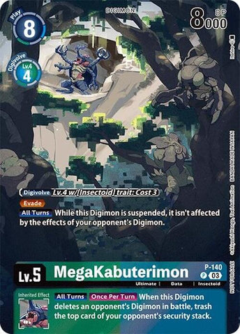 MegaKabuterimon [P-140] (Update Pack 2024) [Secret Crisis] - Destination Retro