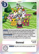 Gennai [BT14-088] (Secret Crisis: Movie Memorial Pack) [Secret Crisis] - Destination Retro