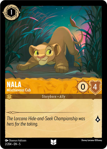 Nala - Mischievous Cub (2/204) [Shimmering Skies] - Destination Retro