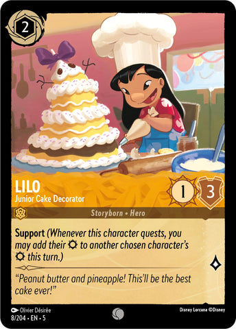 Lilo - Junior Cake Decorator (8/204) [Shimmering Skies] - Destination Retro