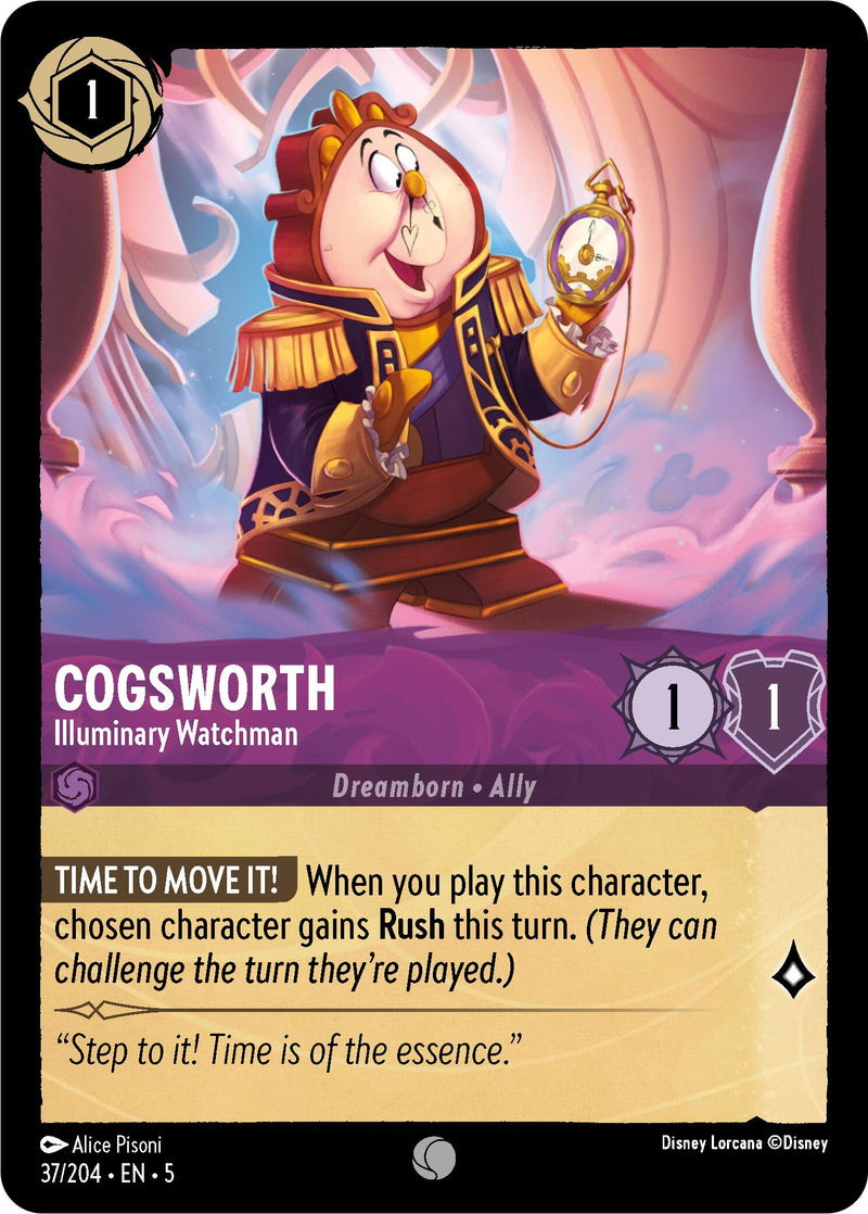 Cogsworth - Illuminary Watchman (37/204) [Shimmering Skies] - Destination Retro