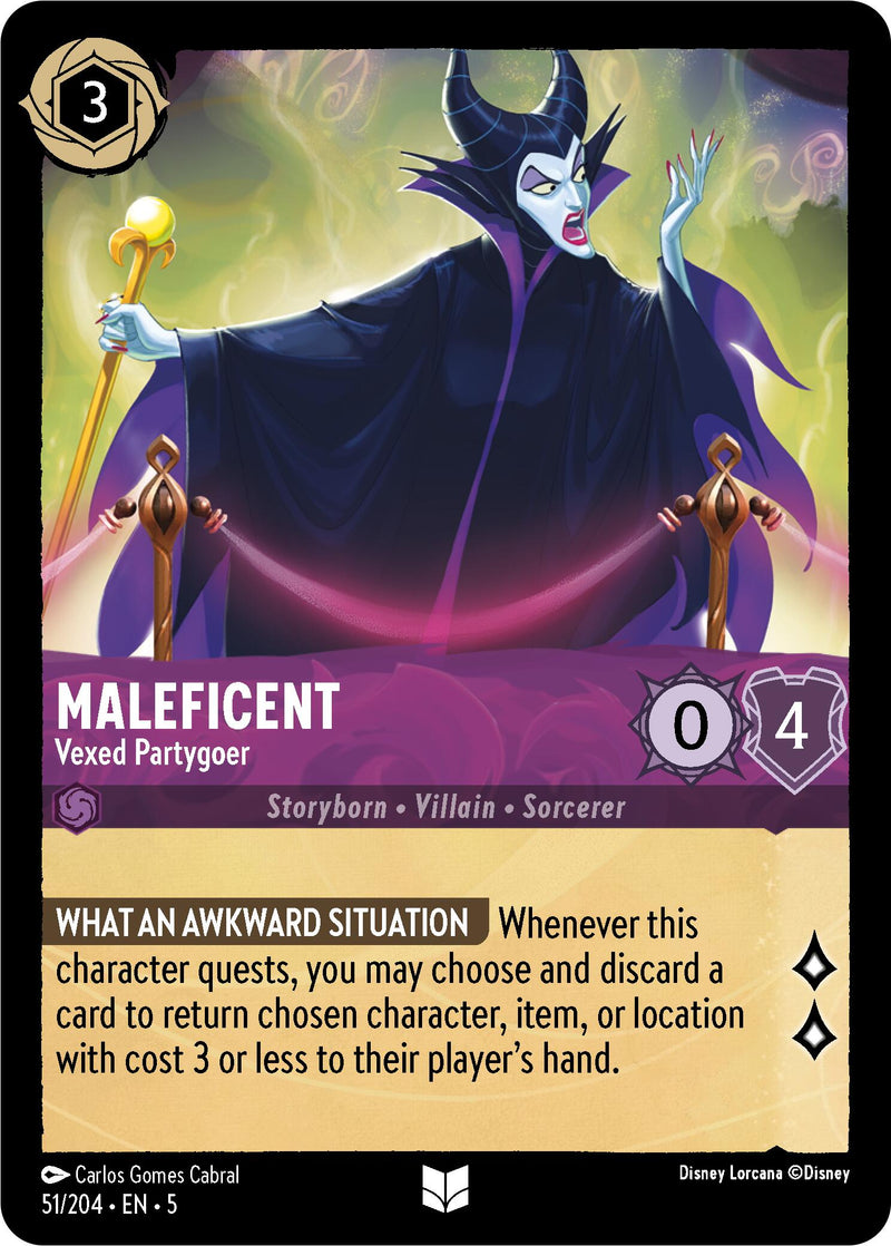 Maleficent - Vexed Partygoer (51/204) [Shimmering Skies] - Destination Retro