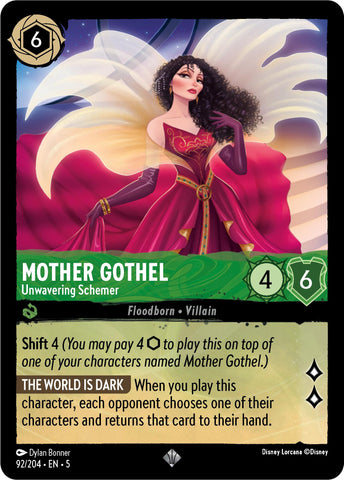 Mother Gothel - Unwavering Schemer (92/204) [Shimmering Skies] - Destination Retro