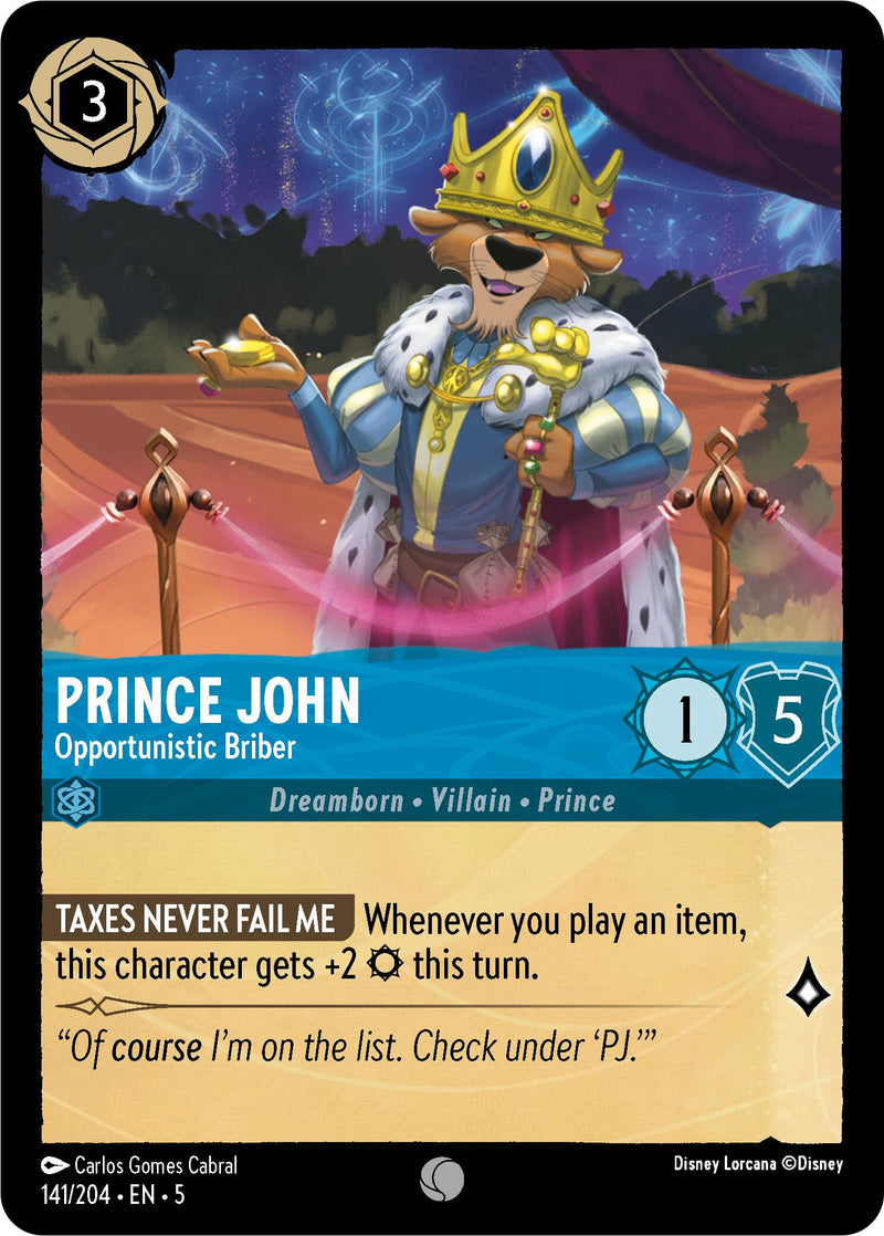Prince John - Opportunistic Briber (141/204) [Shimmering Skies] - Destination Retro