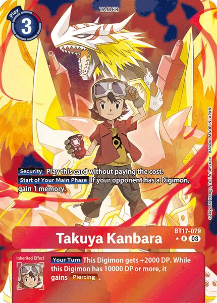 Takuya Kanbara [BT17-079] (Alternate Art) [Secret Crisis] - Destination Retro