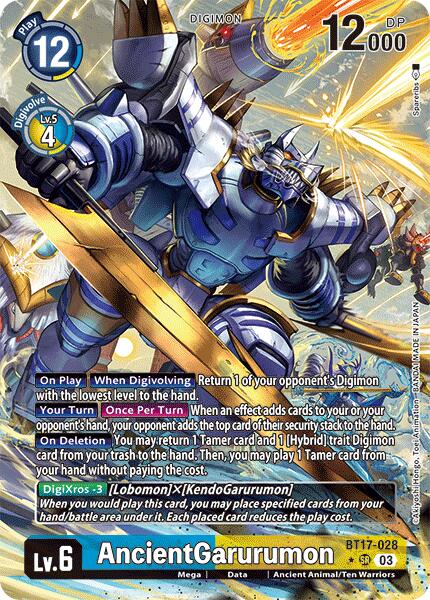 AncientGarurumon [BT17-028] (Alternate Art) [Secret Crisis] - Destination Retro