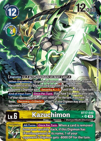 Kazuchimon [BT17-040] (Alternate Art) [Secret Crisis] - Destination Retro