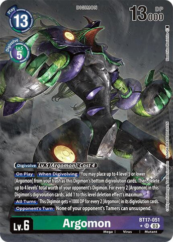 Argomon [BT17-051] - BT17-051 (Alternate Art) [Secret Crisis] - Destination Retro