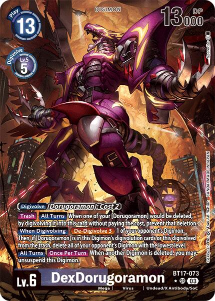 DexDorugoramon [BT17-073] (Alternate Art) [Secret Crisis] - Destination Retro
