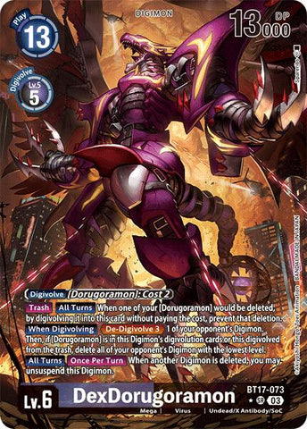 DexDorugoramon [BT17-073] (Alternate Art) [Secret Crisis] - Destination Retro