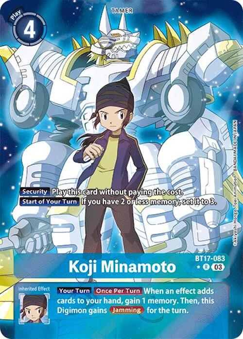 Koji Minamoto [BT17-083] (Alternate Art) [Secret Crisis] - Destination Retro
