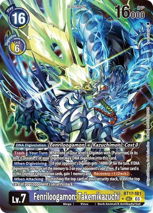 Fenriloogamon: Takemikazuchi [BT17-101] (Alternate Art) [Secret Crisis] - Destination Retro