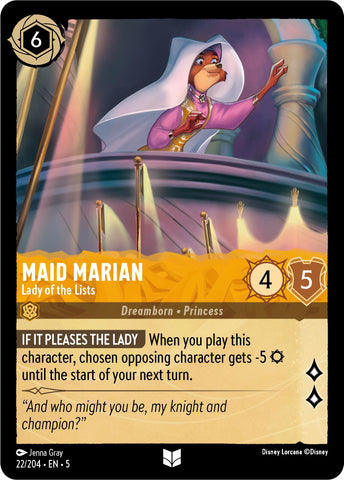 Maid Marian - Lady of the Lists (22/204) [Shimmering Skies] - Destination Retro