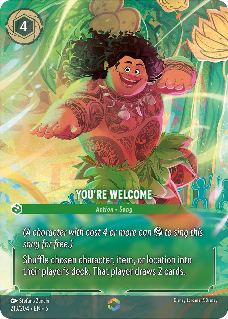 You're Welcome (Enchanted) (213/204) [Shimmering Skies] - Destination Retro