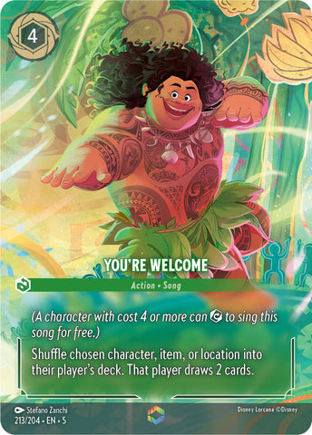 You're Welcome (Enchanted) (213/204) [Shimmering Skies] - Destination Retro